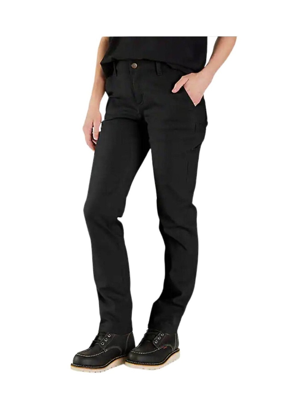 Carhartt Women's Straight-Leg Work Pants in Black NEW!